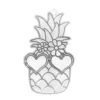 Solfångare ananas med hjärtan 6,4×10,4 cm