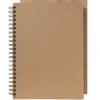 Spiralalbum A4 (210×297 mm) med 40 naturfärgade bruna ark
