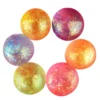 Squeezy glitterboll Ø6 cm – klämvänlig boll, pris per styck, säljs assorterat online