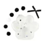 Squeezy squeeze katt-tass! Klämvänlig transparent klämleksak 7,5×6 cm