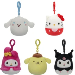 Squishmallows Clip-on 9 cm, tema Hello Kitty, pris per styck, säljs assorterat online