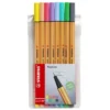 Stabilo point 88 set 8p pastel