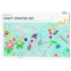 Startset för pyssel, pastellfärgade pysseltillbehör för lekfull kreativitet!