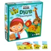 Stavningslek/pussel med söta djurmotiv