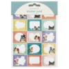 Stickersblock 16 ark Pets – massor av hundar och katter! 2×8 designer