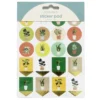 Stickersblock 16 ark Plant Person – massor av motiv med krukväxter och nyttiga etiketter. 2×8 designer