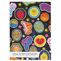 Stickersbok A5 med 32 vaxade sidor – placera, förvara och ta loss stickers & klistermärken!