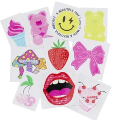 Stickers klistermärken för muggar & flaskor, sött tema
