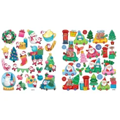 Stickers / klistermärken 4-pack julmotiv