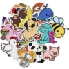 Stickers med söta & knasiga djur som är kawaii! ca 50 roliga klistermärken