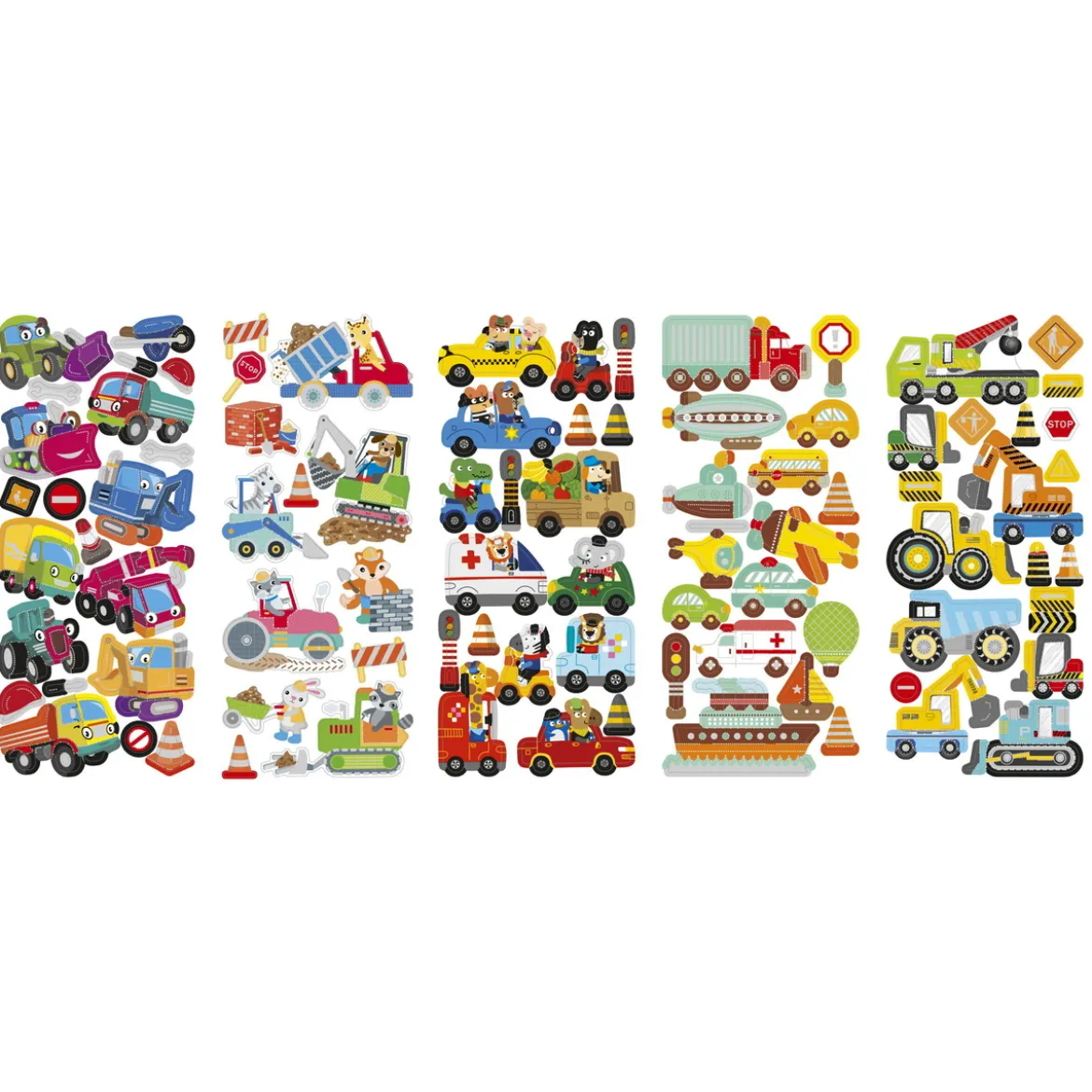 Stickers 10p bilar & båtar m.m