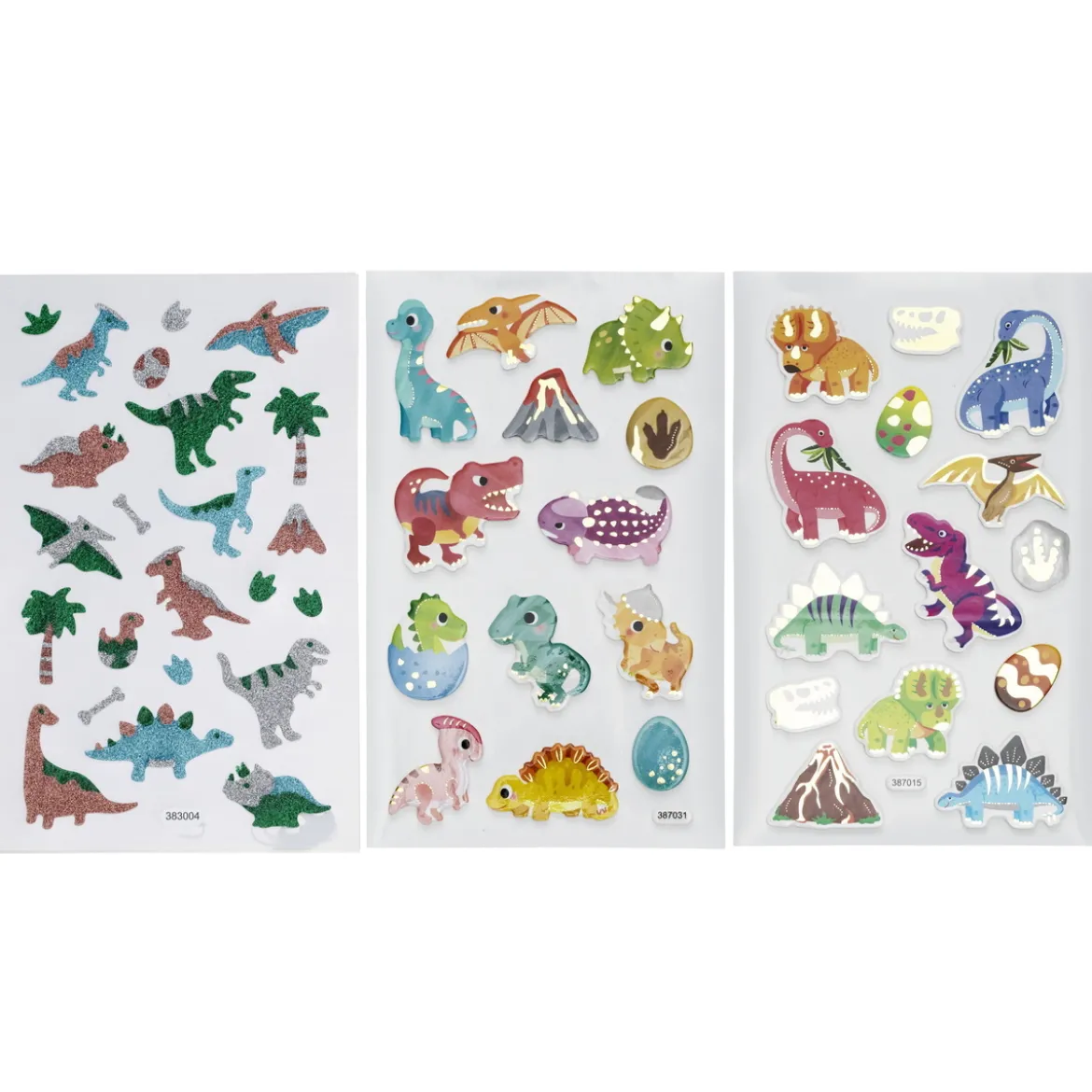 Stickers 3p dinosaurier