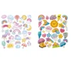 Stickers 4p Glada moln