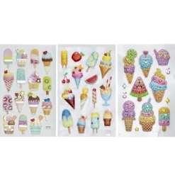 Stickers 3p gott med glass!
