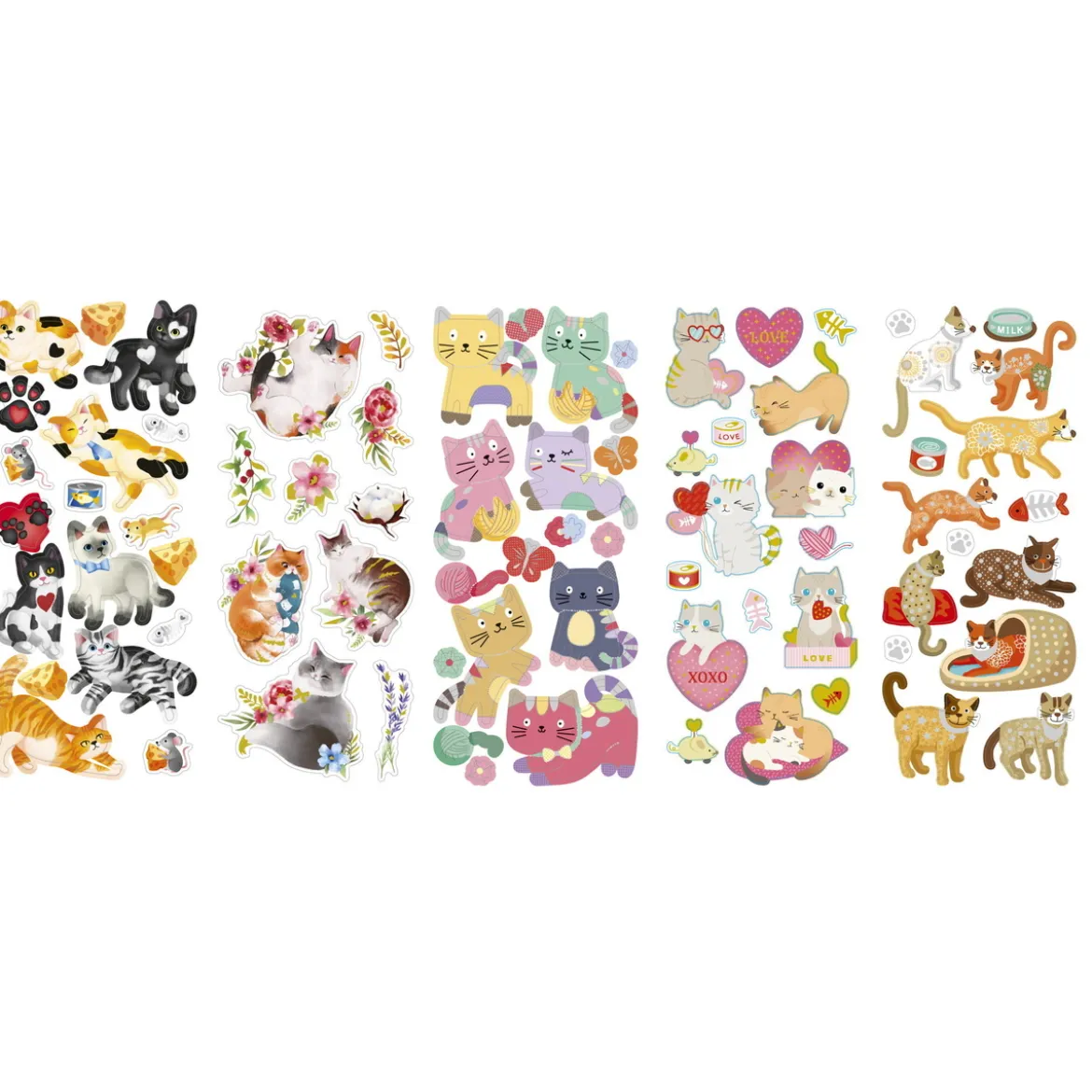 Stickers 10p massor av katter