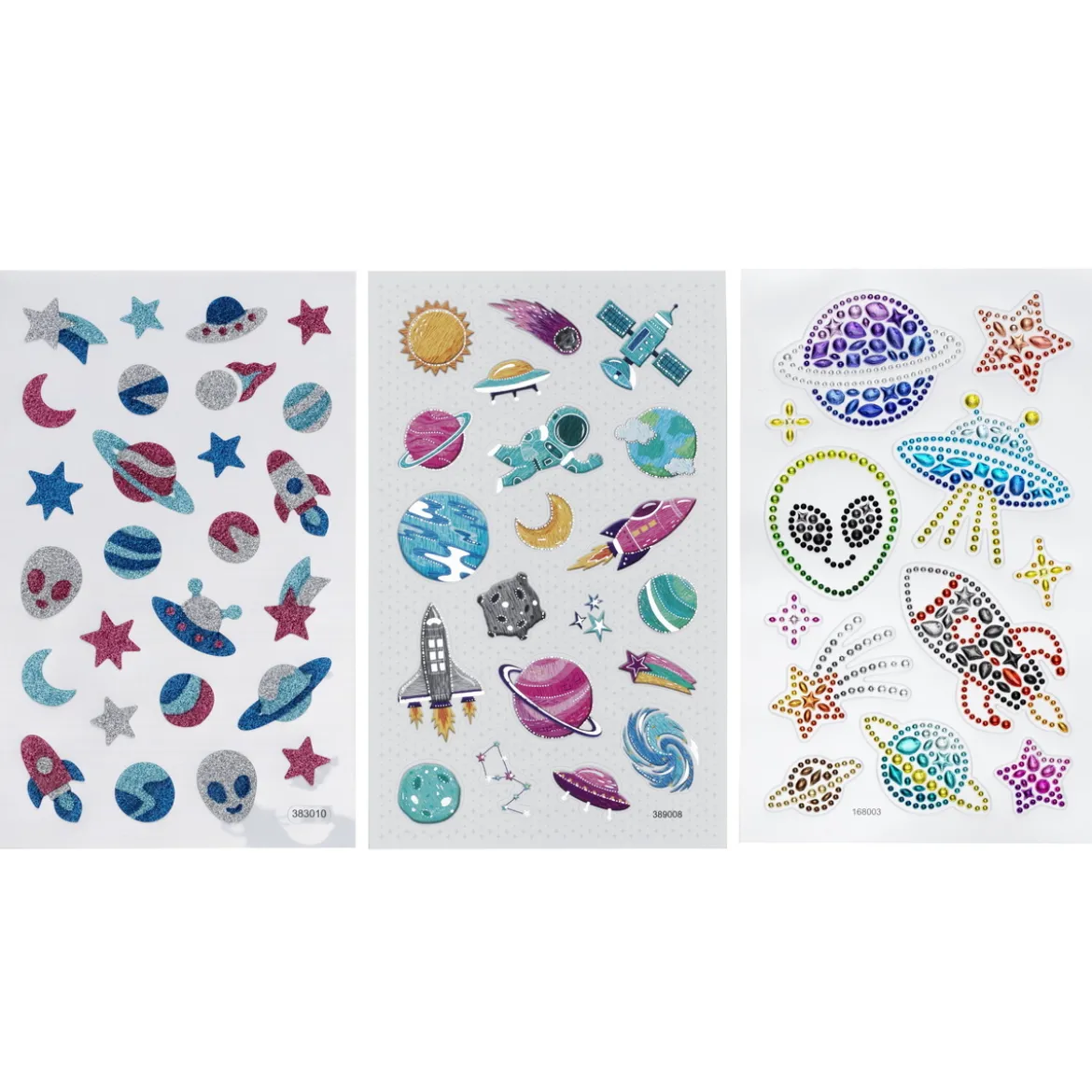 Stickers 3p rymdäventyr