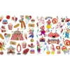 Stickers 4p Skoj på cirkus