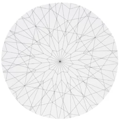 Stor rund canvas med tryckt motiv – diamantmönster, diameter 51 cm