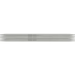 Strumpstickor, 5 st. Längd 20 cm Ø4,0 mm – aluminium