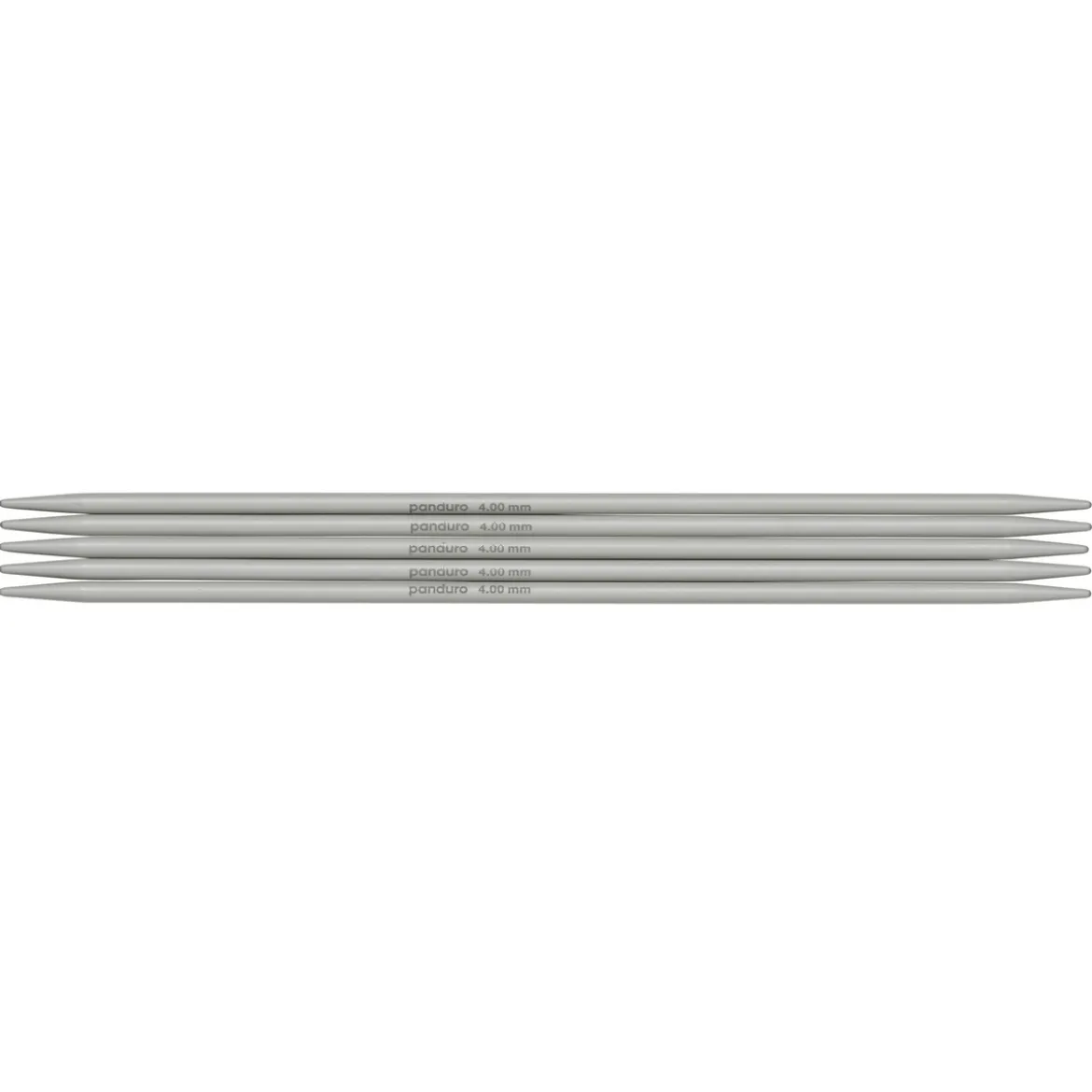 Strumpstickor, 5 st. Längd 20 cm Ø4,0 mm – aluminium