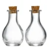 2 st. små korkförsedda glasflaskor / vialer – 50 ml
