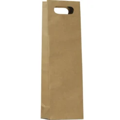 3 st. vinpåsar tillverkade av kraftpapper – 12,5×8,9×41 cm