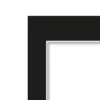 Svart passepartout 30×40 cm – innermått 19×29 cm