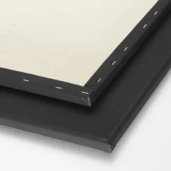 Svart Stretch Canvas 20x20 cm