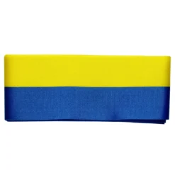 Sverigeband med svenska flaggans färger, 3 m långt och 40 mm brett