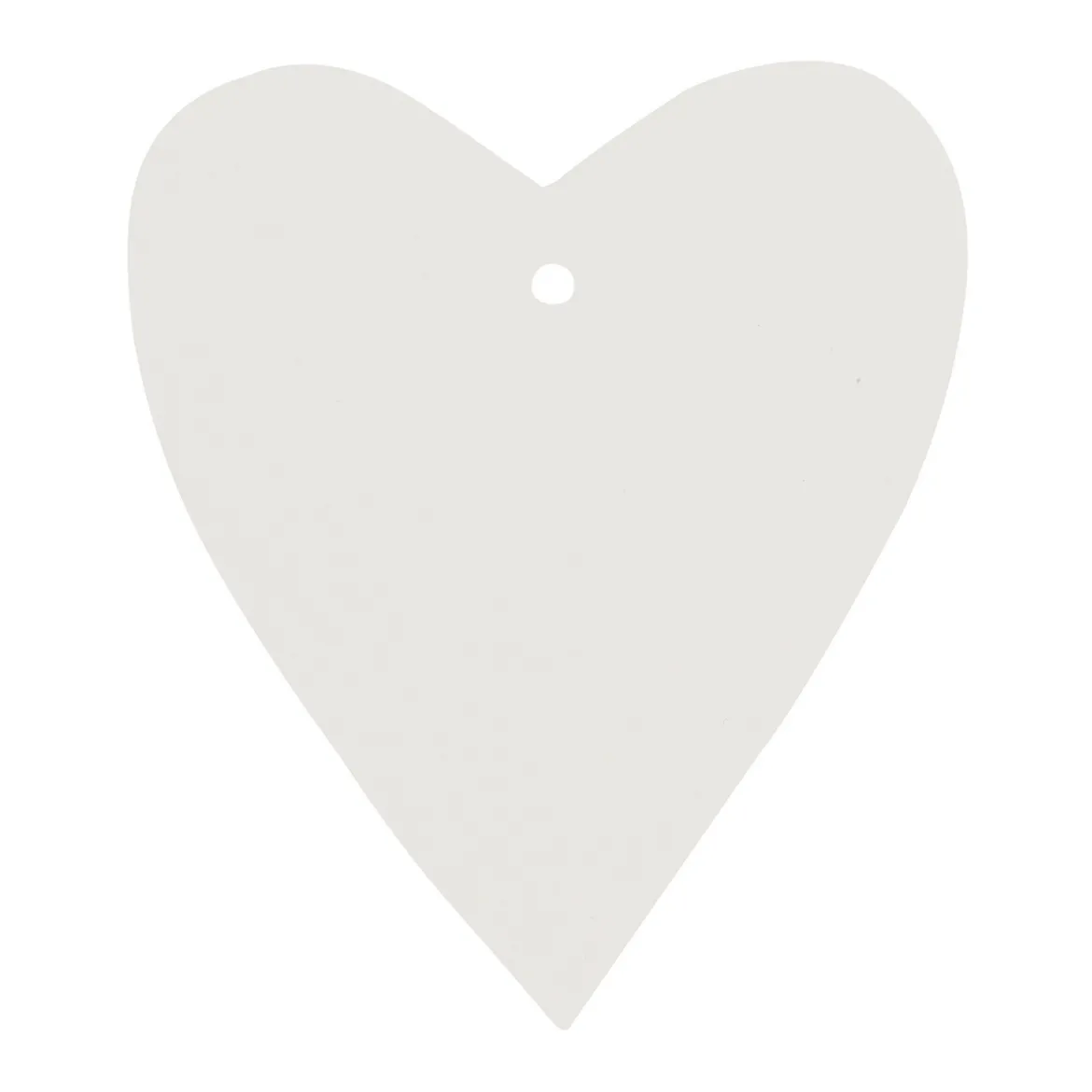Tags hjärtan 24 st ivory
