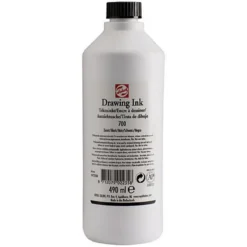 Talens Drawing Ink Svart 490ml