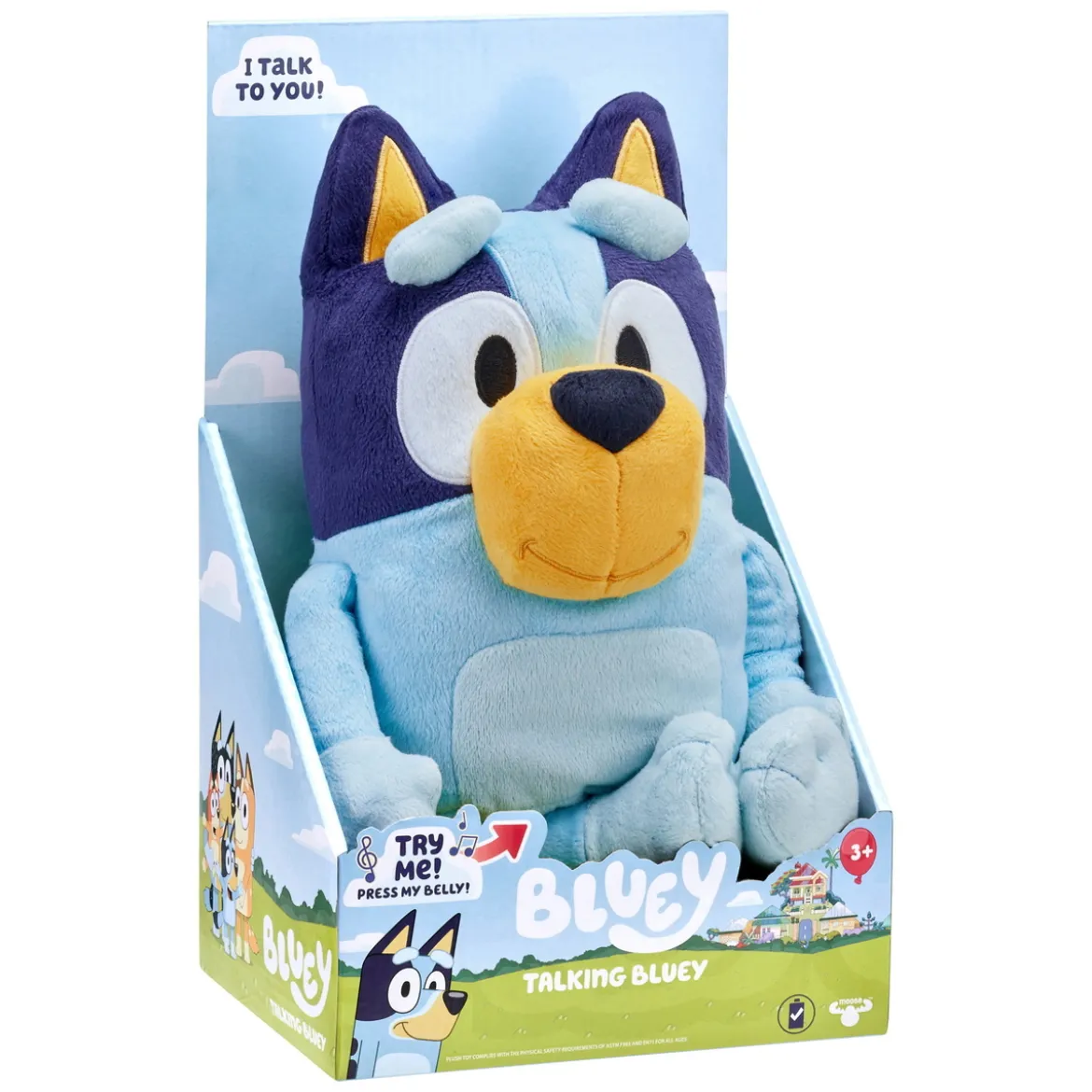 Talking Plush Bluey 31 cm - hör henne tala och sjunga