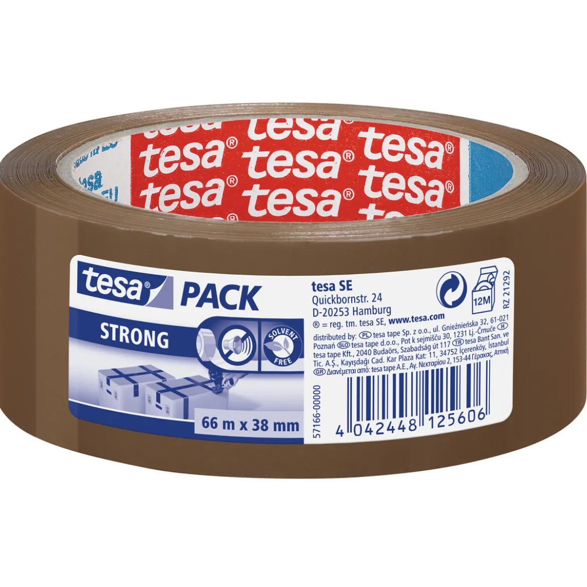 Tesa Packtejp Brun 38mm