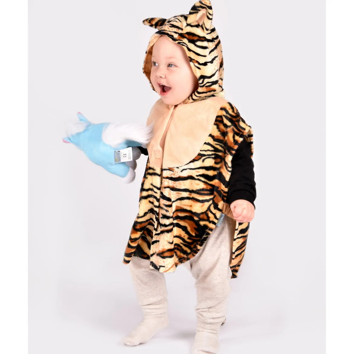 Tiger-kappa / cape (2-4 år)
