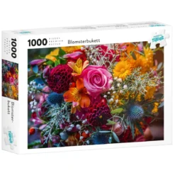 Tildas pussel 1000 Blomsterbukett, 1000 bitar, 70×50 cm