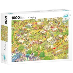 Tildas pussel 1000 Camping, 1000 bitar, 70×50 cm