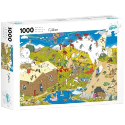 Tildas pussel 1000 Fjällen, 1000 bitar, 70×50 cm