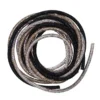 Tjock skimrande nylonrem fylld med strass – guld, silver, svart. 3×120 cm Ø5 mm