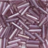 TOHO-pärlor bugle, avlånga glaspärlor 6 mm lila
