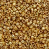 TOHO-pärlor 11/0 – guld metallic, PF557 PF galvanized starlight