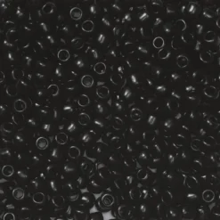 TOHO-pärlor runda 11/0 – svart, 49 Opaque jet black