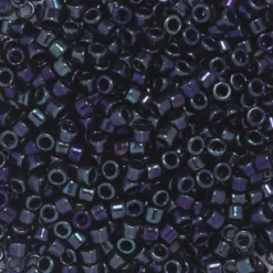 TOHO-pärlor 11/0 – svartoljig metallic, 82 Metallic nebula