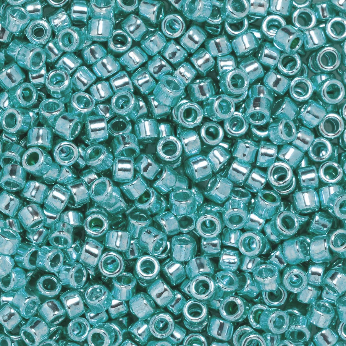 TOHO-pärlor 11/0 – turkos lyster, 132 Opaque lustered turquoise