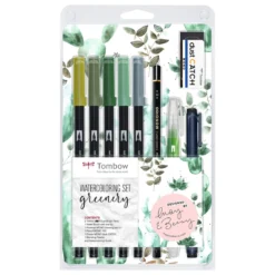 Tombow Watercoloring Greenery