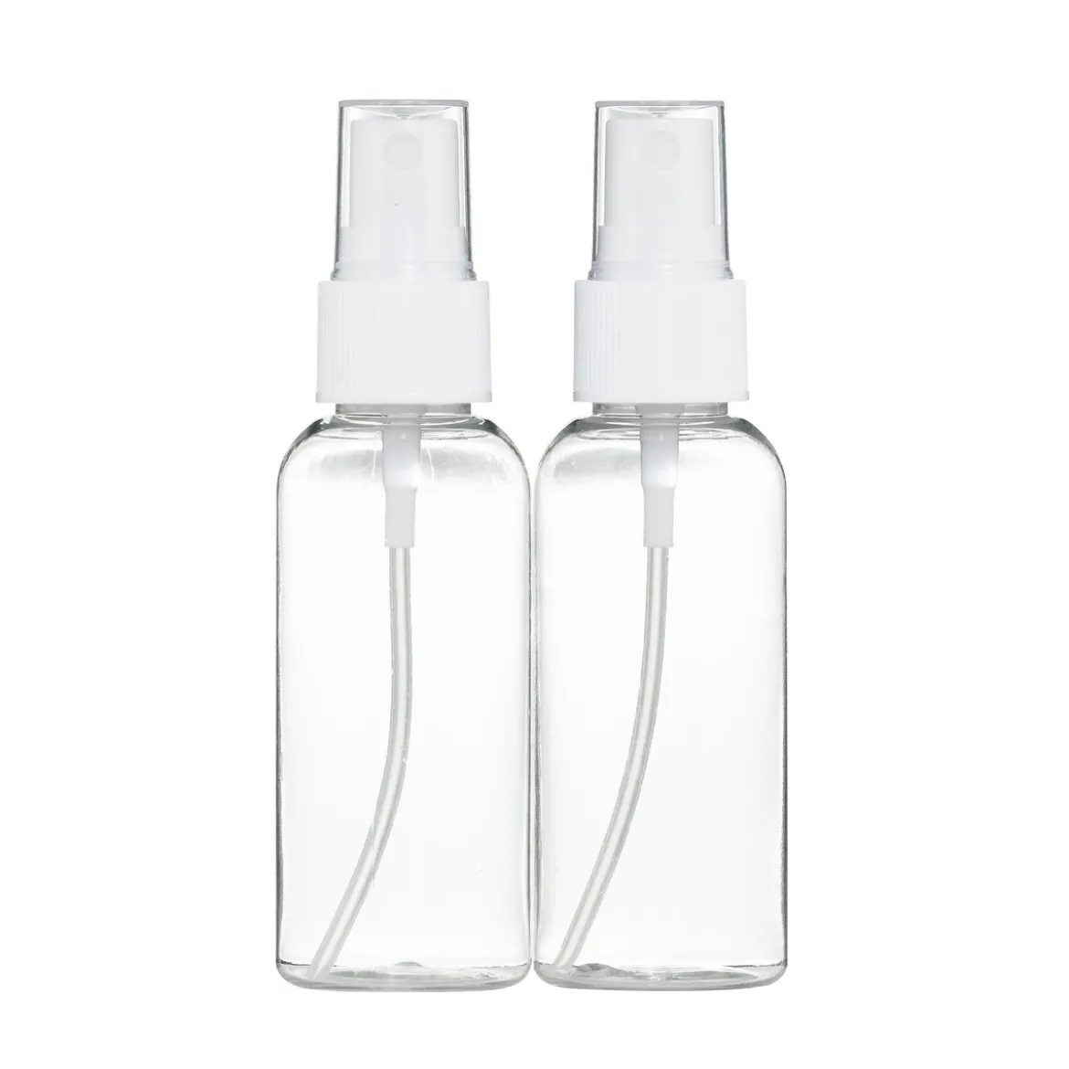 Tomma sprayflaskor 2-pack, transparenta, 50 ml
