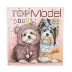 TOPModel Dress Me Up Doggy – pysselbok med söta hundar! 24 sidor