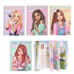 TOPModel Dress Me Up One Day stickersbok, 13×17,5 cm, pris per styck, säljs assorterat online
