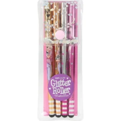 TOPModel glitterpennor i metallicfärger 4-pack