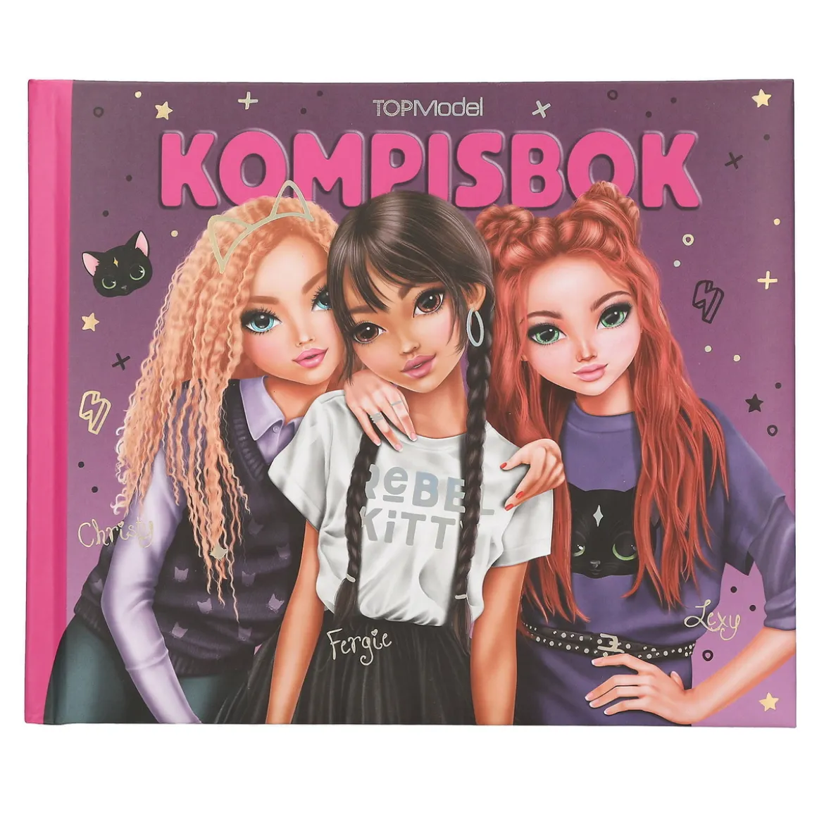 TOPModel Rebel Kitty Kompisbok, svensk utgåva, 108 sidor