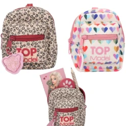 TOPModel små ryggsäckar, 4,8×10 cm – säljs assorterat, pris per styck